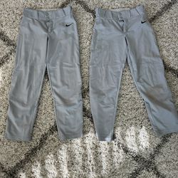 Youth Baseball Pants — 2 Pairs — Youth Size Large
