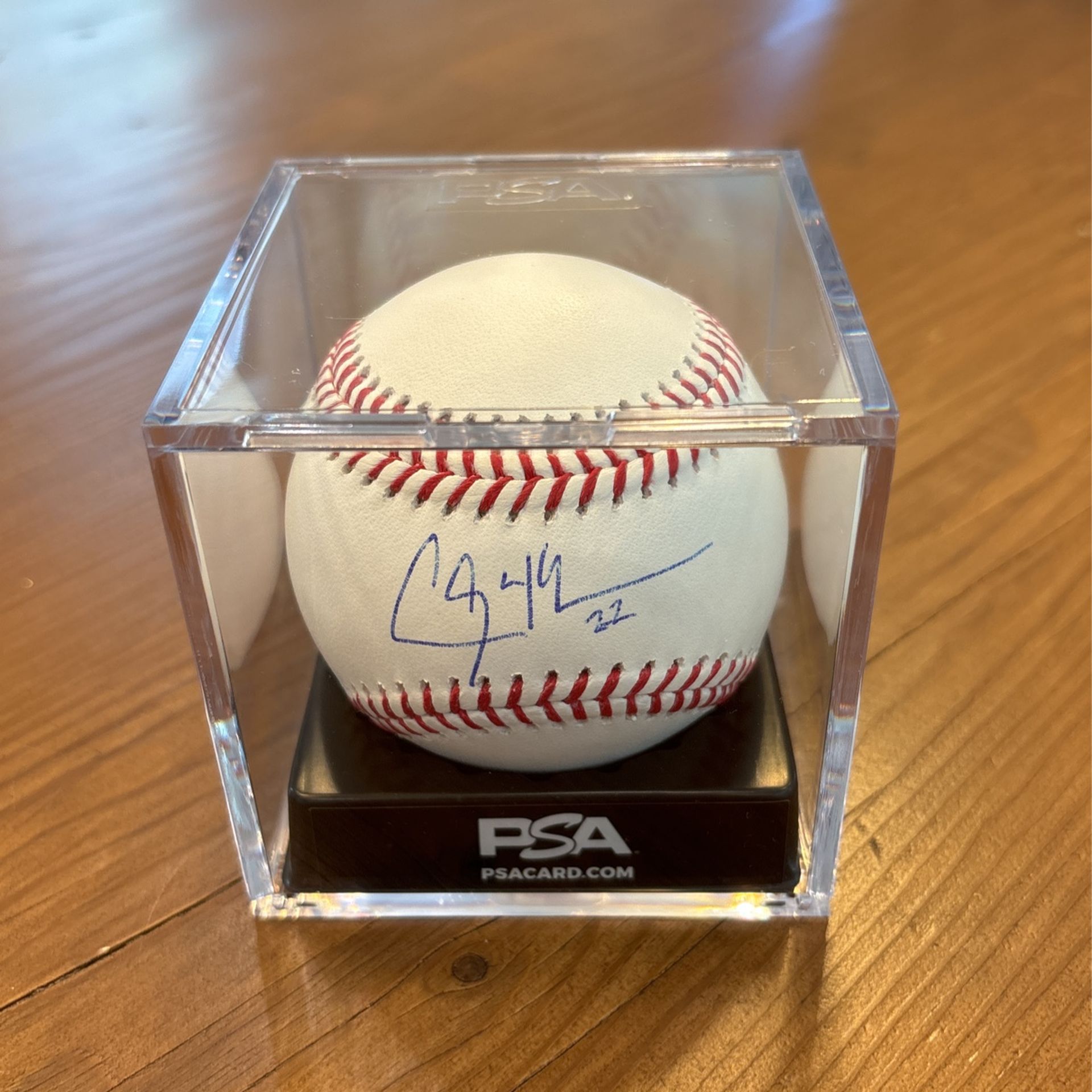 Clayton Kershaw Signed Baseball PSA Authenticated Future hall Of Famer