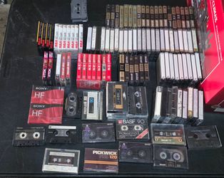 125+ CASSETTE AUDIO TAPES