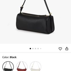 Domain Leather Crossbody Purse