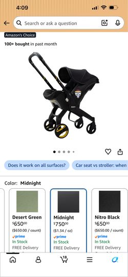 Doona Stroller and base