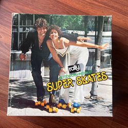 Rare vintage find! Rally brand Outdoor/Indoor Super Skates, Style RG 70, Girls Size 3.