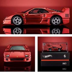 Hot Wheels Red Line Ferrari F40 Die-Cast RLC