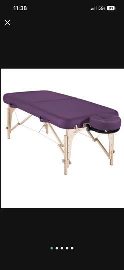 Earthlite spirit package with full reiki end plates and professional case 32” W Amethyst color.