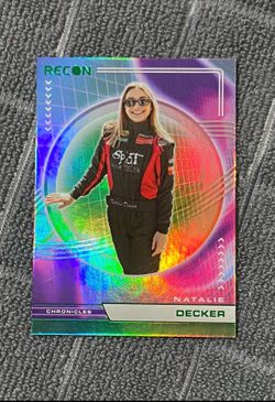 Natalie Decker NASCAR Card