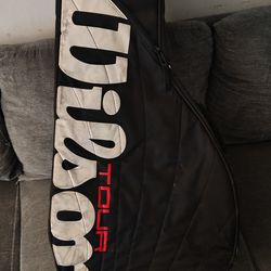 Tennis rackets 4, include Wilson and Prince