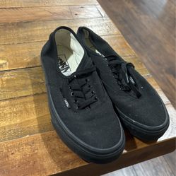 Black Vans 