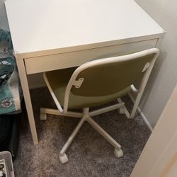 Ikea Table desk and chair
