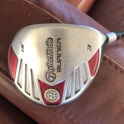 TaylorMade Burner RH 3 Wood 15 Degrees Reax 50 grams M flex