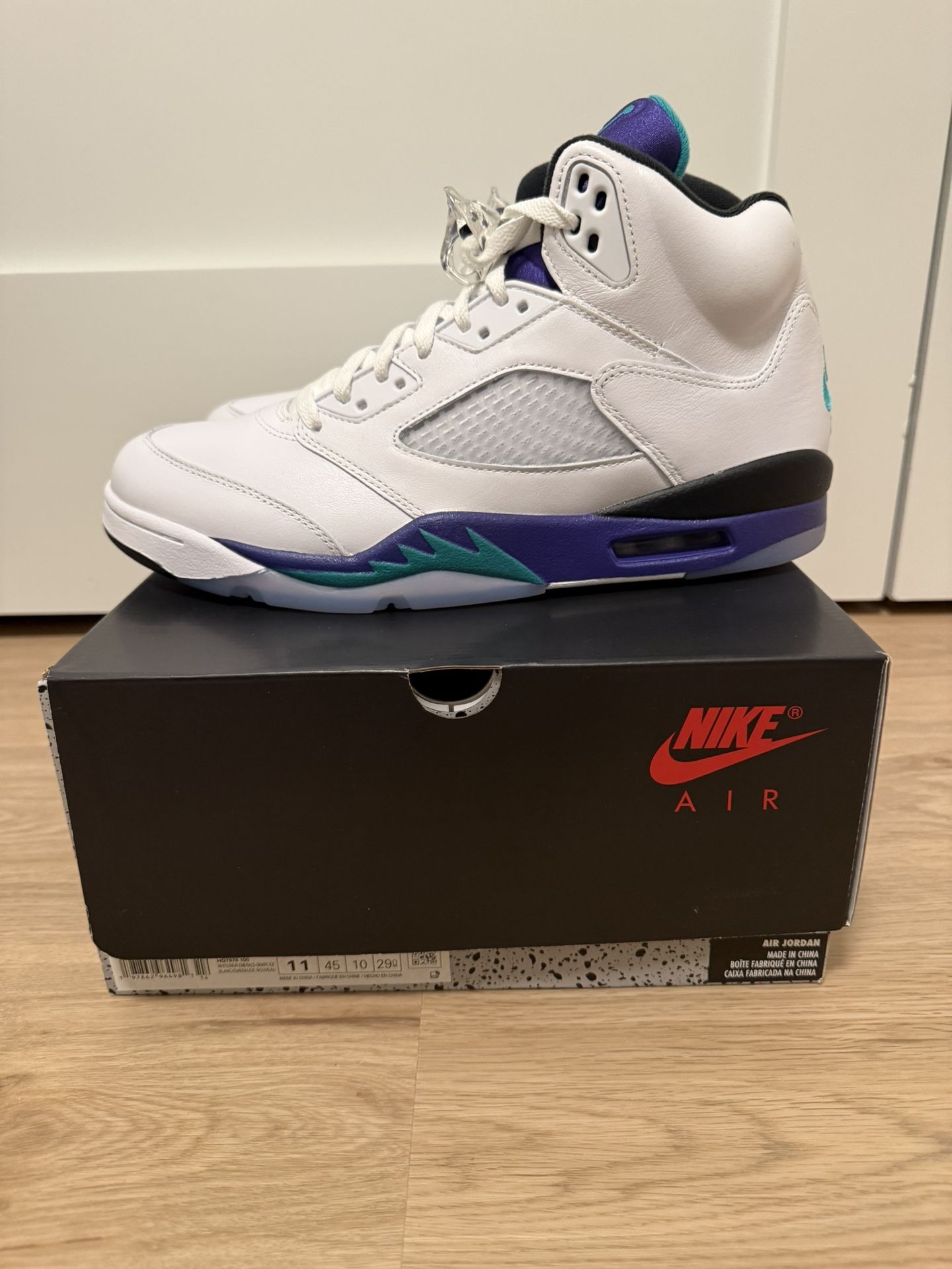 Air Jordan 5 Retro “Grape” Men’s Size 11 HQ7978-101