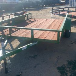 6.5x10 Utility Trailer By Carson Trailer 