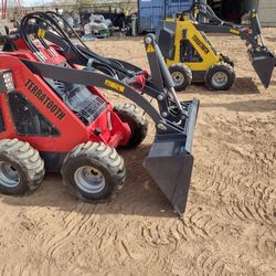 2023 TERRATOOTH Stand Behind Mini Skid Steers 