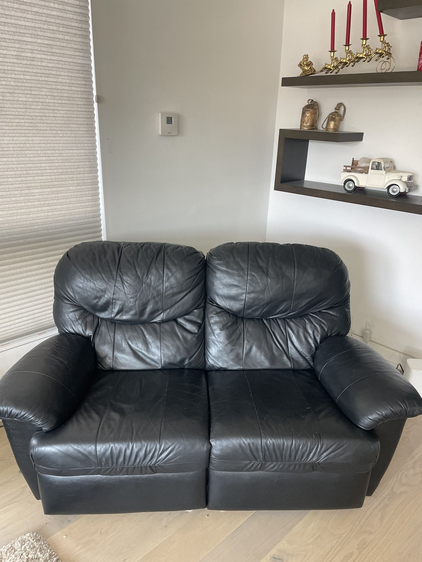 Black Recliner Loveseat