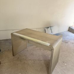 Hammered Metal Finish Desk (from West Elm)