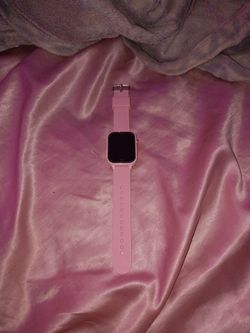 Cute pink apple watch