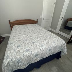 Full Size Bed Frame and Mattress
