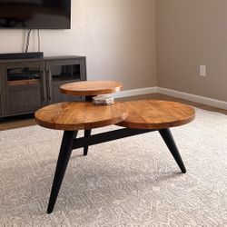World Market Wood And Iron Coffee Table