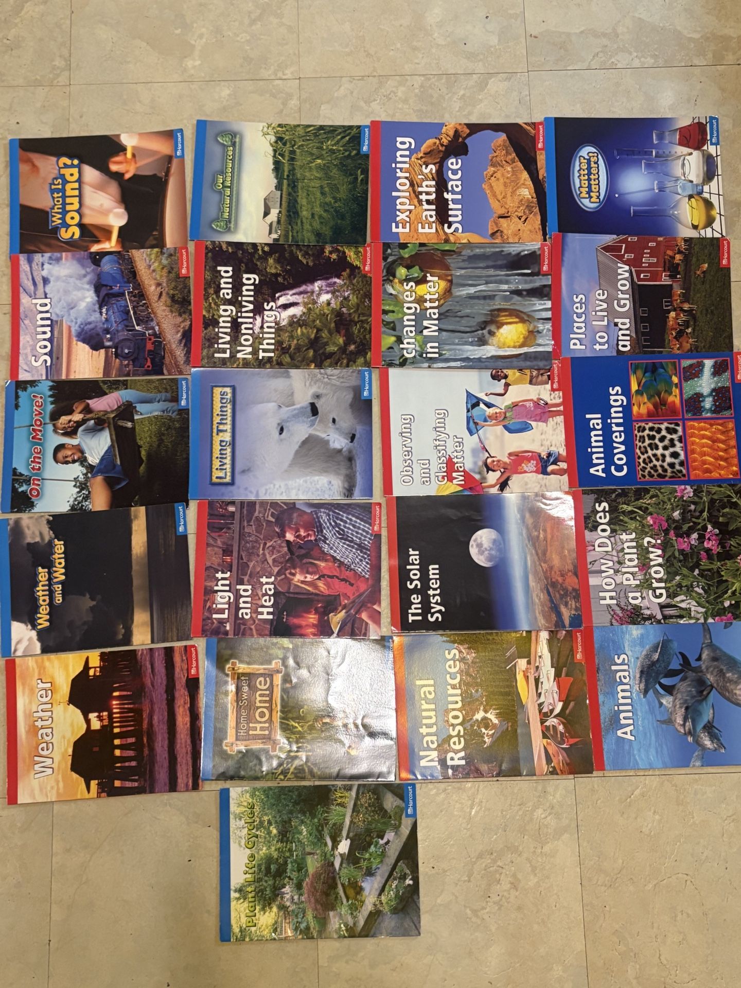 21 Harcourt books - kids educational books