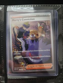 Mortys conviction gengar pokemon