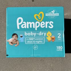 Pampers Diapers - Size 2