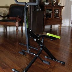 (Folding) Ab Booster Plus The Ultimate ALL IN ONE Fitness Machine LIKE NEW