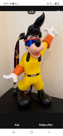 Disneyland 90s night goofy popcorn bucket