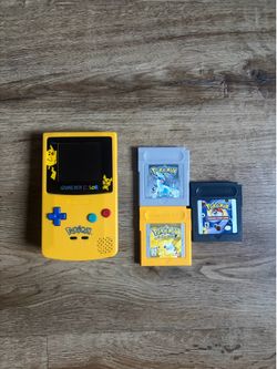 Game boy color reshell with games bundle