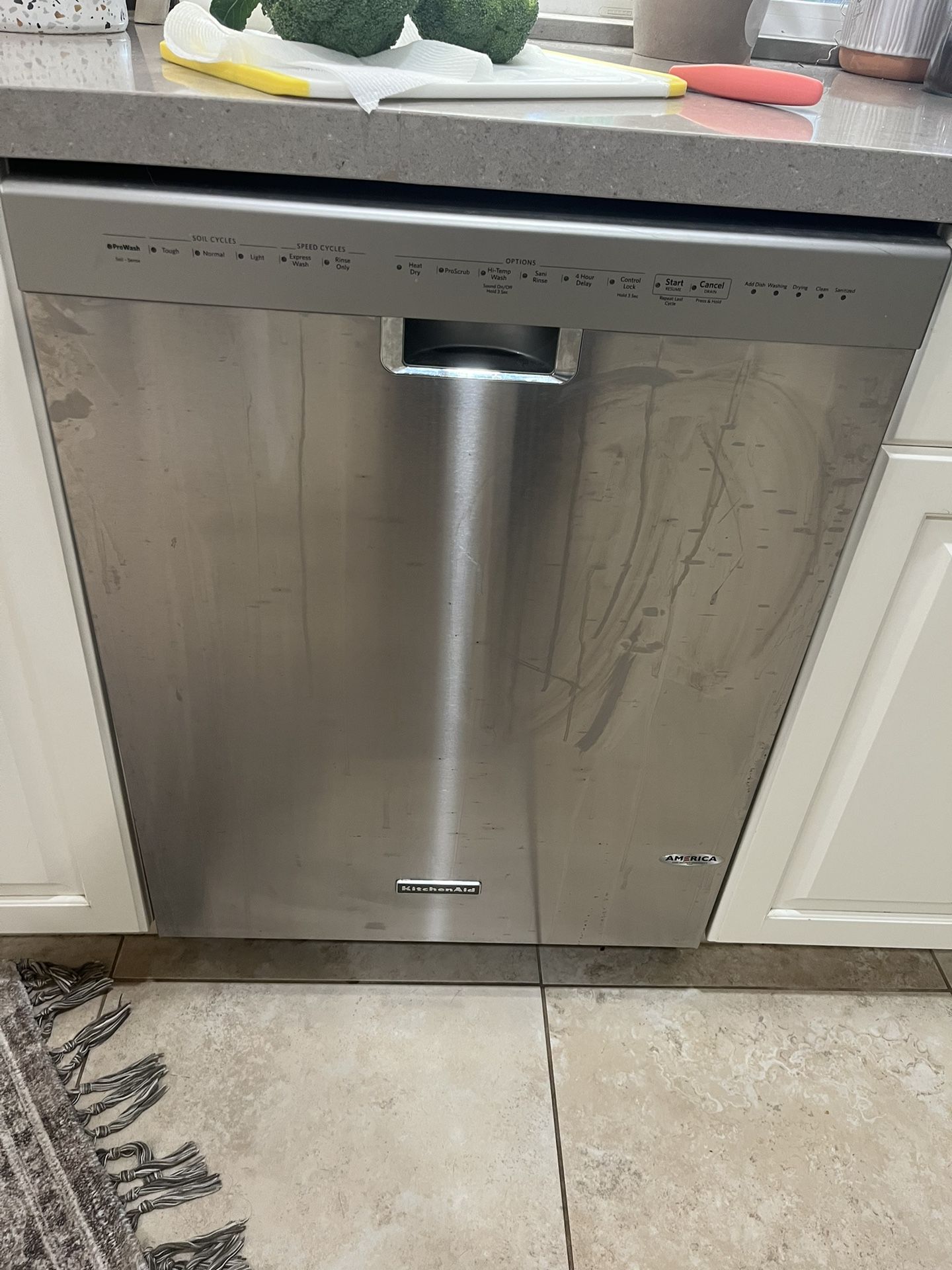 Stainless Steel Kitchenaid Dishwasher