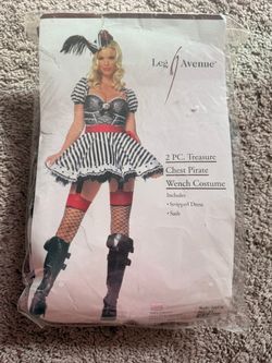Leg Avenue Pirate Wench  halloween Costume Size XS