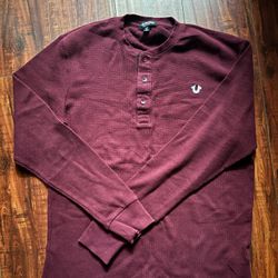 True Religion Henley Long-sleeve