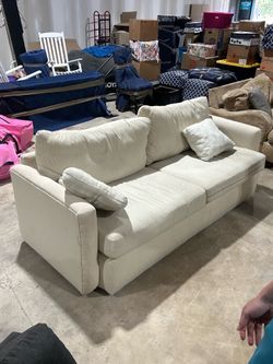 Matching Fabric Sofa and Loveseat