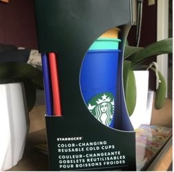 Starbucks color changing cups