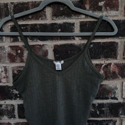 Green Crop Top