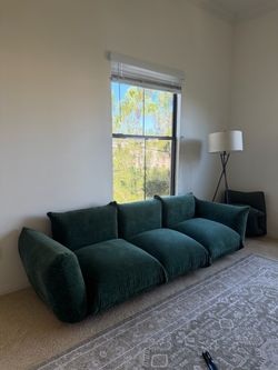 Green couch