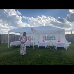 10x20 Tent New Enclosed Window Removable Side Walls Or Open  Stabilizer Material Weatherproof Strong 
175 each.... 2 for 300
