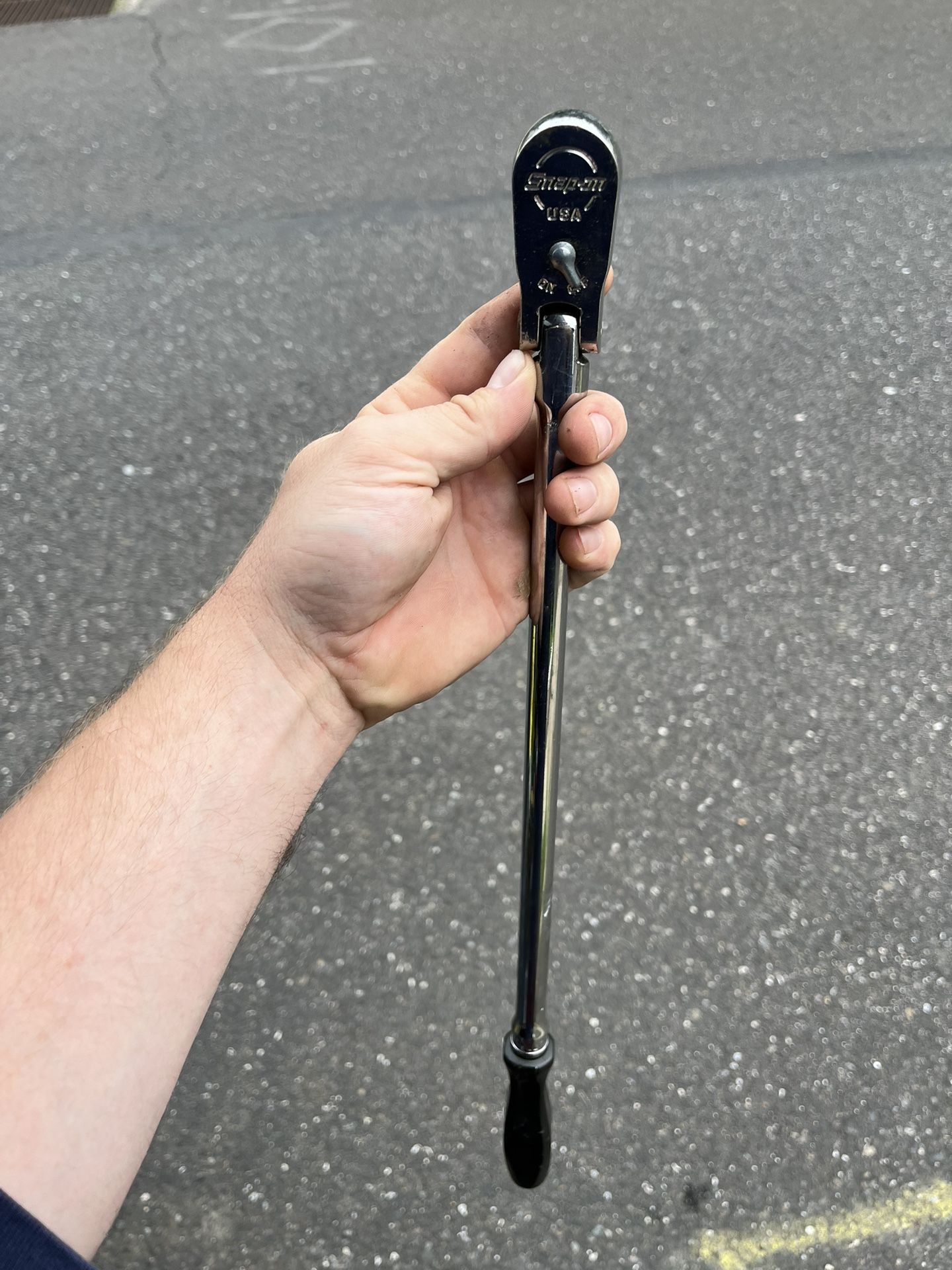 Snap On 3/8ths Extended Swivel Head Ratchet