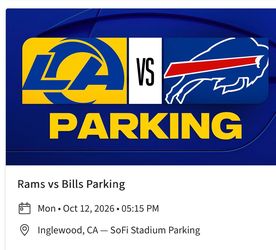 Rams vs Bills Parking