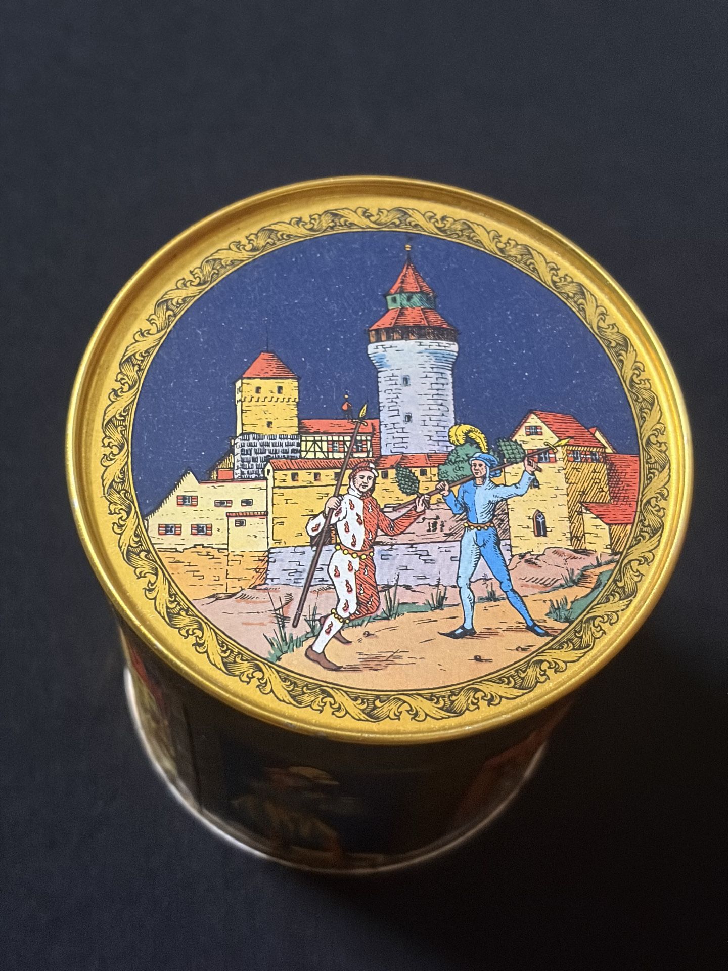 Vintage cookie tin