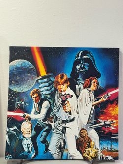 Star Wars Canvas Art Like New!