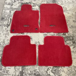 🔥 2023-2025 Honda Civic Type R (FL5) OEM Red Carpet Floor Mats - Excellent Condition