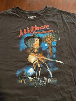 A NIGHTMARE ON ELM ST T-SHIRT XL FREDDY HORROR NEW!