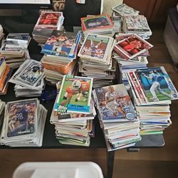100,000 lot Cards mixed Sports 40 Years of Collecting