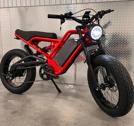 ✅⚡️BRAND NEW - 2000W (Peak)1500 Watt Electric Ebike, 🚀 40mph Top Speed Heavy Duty/Full Suspension  (Black, Red Or Yellow)-w/FREE LOCK