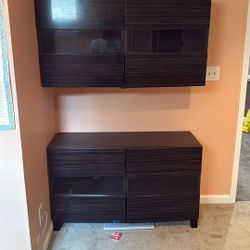 (SEND YOUR OFFER) Wall And Floor Storage Dresser