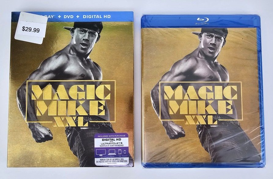 Magic Mike XXL Blu-ray + DVD w/ slipcover *NEW SEALED*