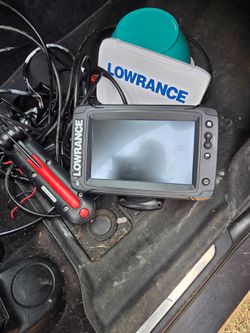 2 lorance elite 7 ti touch screen fish finders with transducer , power cord , swivel base and cover $ 325 each , power em up check them out