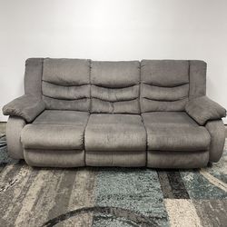 Recliner Free Delivery Sofa Gray Couch