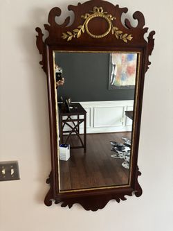 MOTHER’s DAY SPECIAL—10% Discount Vintage Kindel Mirror (166-062-21) Mahogany and Gold