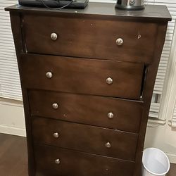 Wooden Standing Dresser, Chest Clothing, Storage