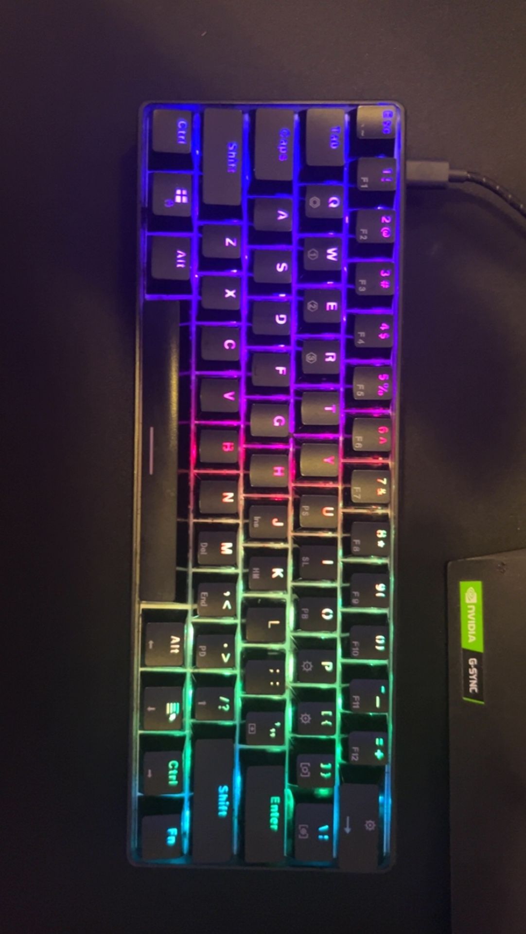 Pc Monitor Mouse Keyboard Microphone Headset